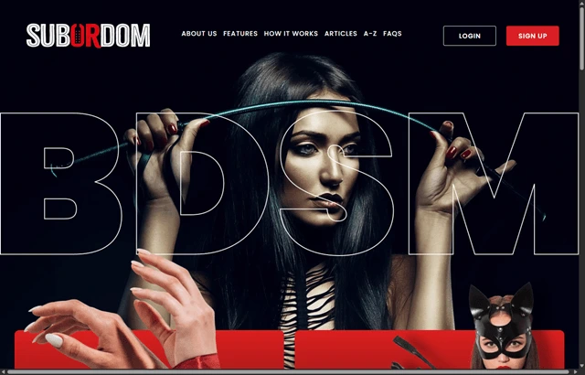 Sub or Dom website screenshot